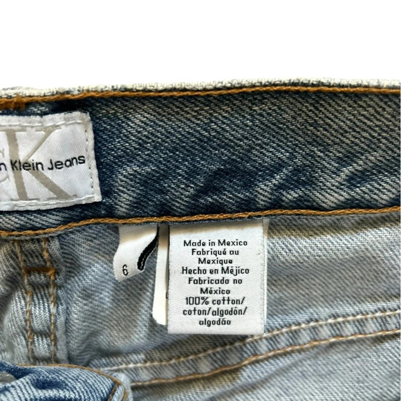 Women’s‎ Vintage Calvin Klein High Rise Light Double Stone Easy Fit Jean. Size 6 - Picture 6 of 9